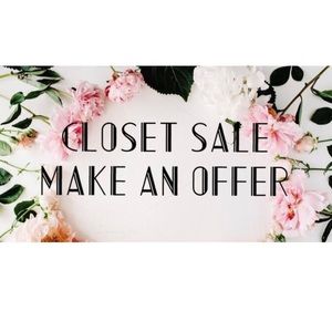 See something you like in my closet! Make an offer